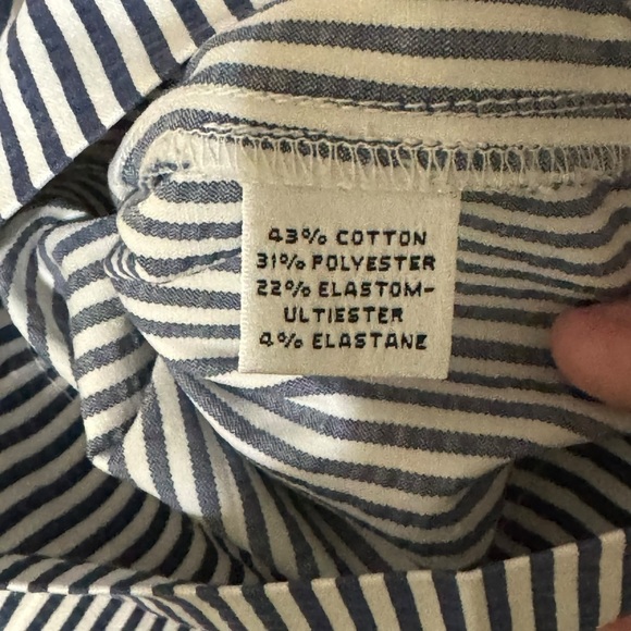 St. John striped capri pants women’s size 12 - Picture 7 of 8